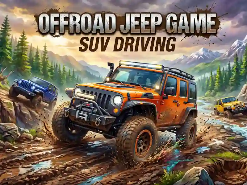 Spel Offroad Jeep Game SUV Driving på nätet