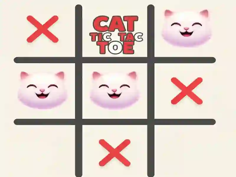 Spel Cat Tic Tac Toe på nätet