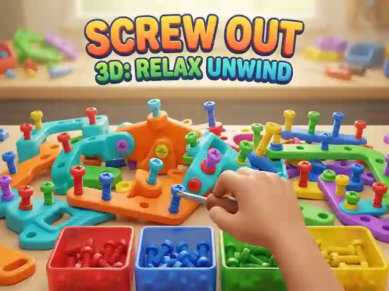 Spel Screw Out 3D: Slappna av Varva ner på nätet