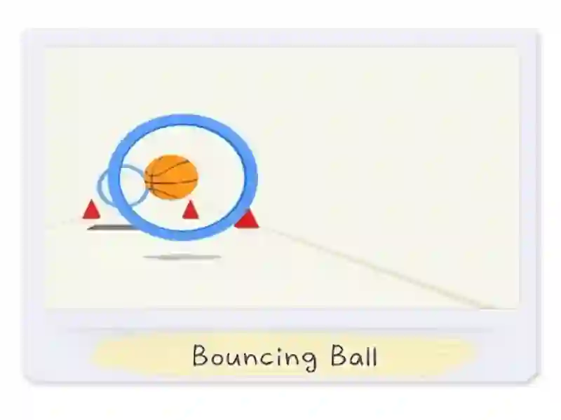Spel Studsande boll på nätet