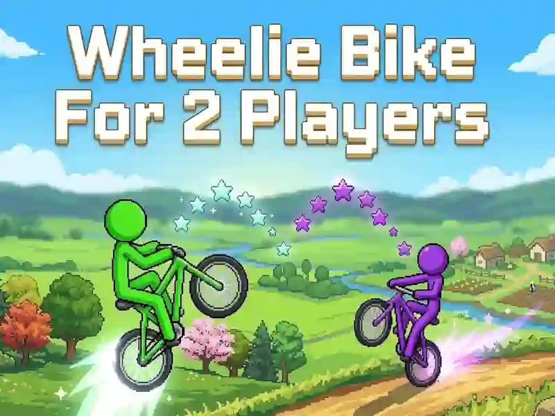 Spel Wheelie cykel för 2 spelare på nätet
