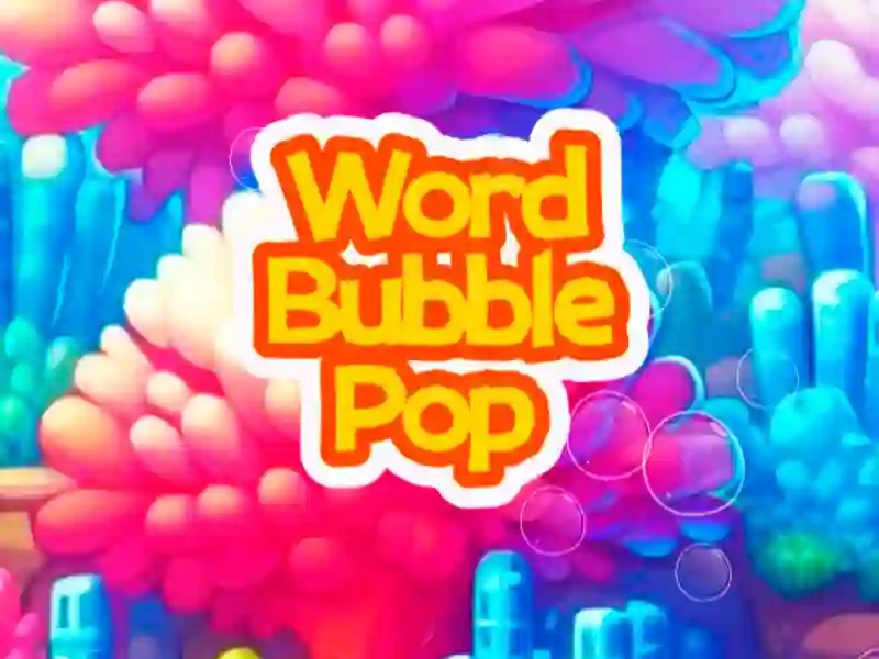 Spel Ordbubbla pop på nätet