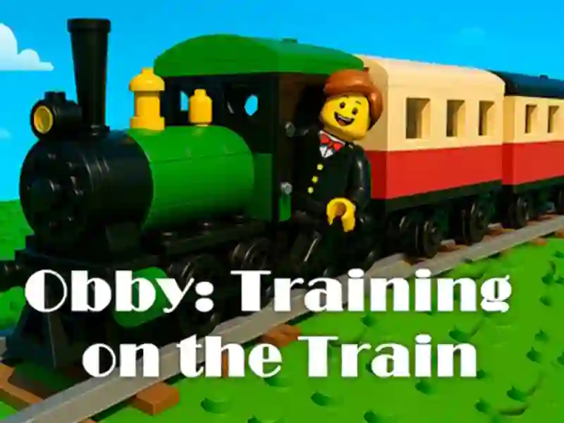 Spel Obby: Träning på tåget på nätet Spel Obby: Träning på tåget på nätet