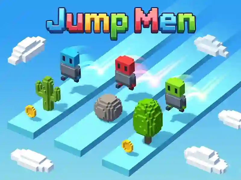 Spel Jump men på nätet