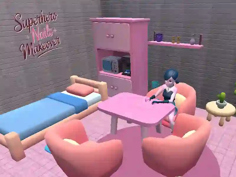 Spel Superhjälte Nails Makeover på nätet