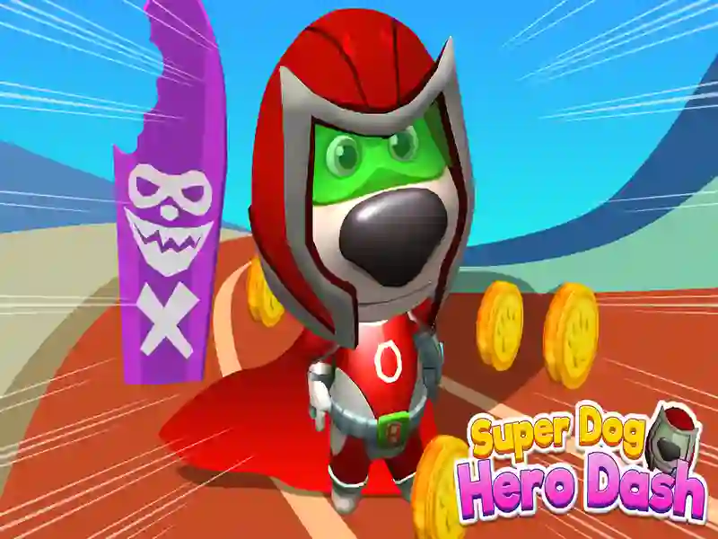 Spel Super Dog Hero Dash på nätet