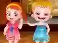 Spel Baby Hazel lär sig manér på nätet