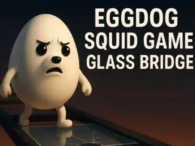 Spel Eggdog Squid Game Glass Bridge på nätet