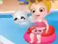 Spel Baby Hazel: Sommarnöje på nätet