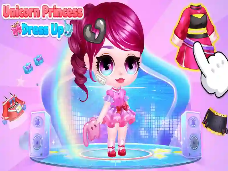 Spel Unicorn Princess Dress Up på nätet