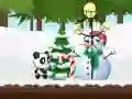 Spel Jul Panda Löpning på nätet