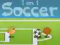 Spel 1 mot 1 Fotboll på nätet