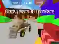 Spel Blockiga Krig 3D Toonfare på nätet