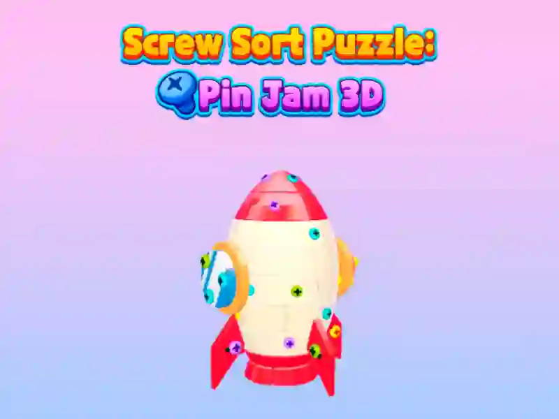 Spel Skruvsorteringspussel: Pin Jam 3D på nätet