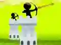 Spel Stickman Bågskyttslott på nätet