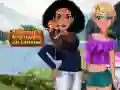 Spel Jasmine och Rapunzel på Camping på nätet