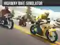 Spel Motorcykelsimulator på motorväg på nätet Spel Motorcykelsimulator på motorväg på nätet