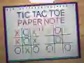 Spel Tic Tac Toe Pappersnot 2 på nätet