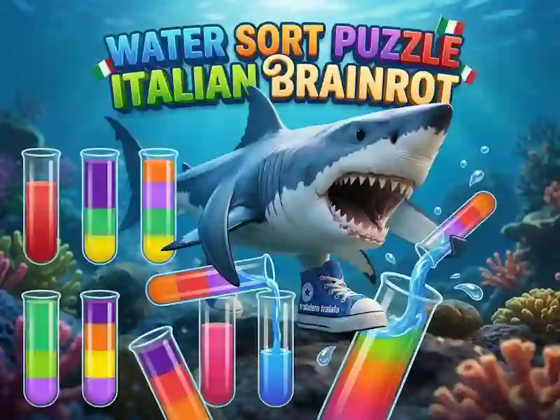 Spel Water Sort Puzzle Italian Brainrot på nätet