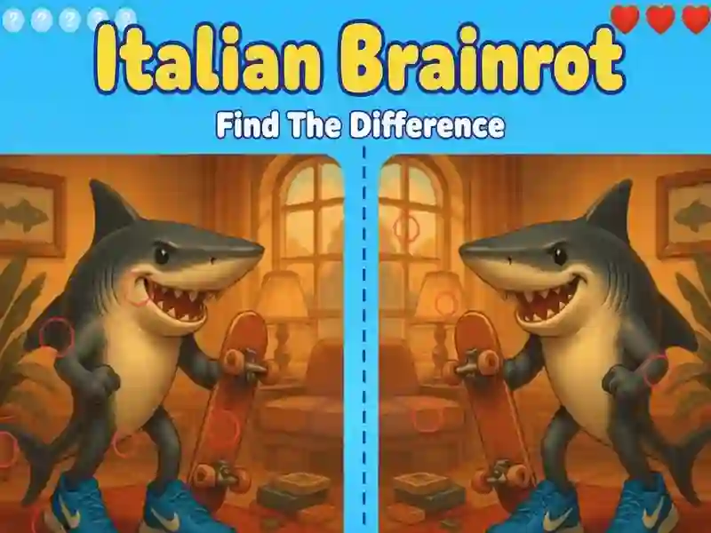 Spel Italian Brainrot: Hitta skillnaden pÄ nÀtet Spel Italian Brainrot: Hitta skillnaden pÄ nÀtet