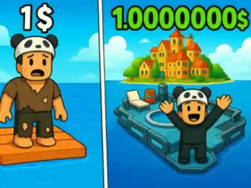Spel Roblox: Raft tycoon på nätet