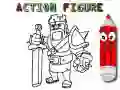 Spel Tillbaka till skolan: Färgläggning av actionfigurer på nätet Spel Tillbaka till skolan: Färgläggning av actionfigurer på nätet