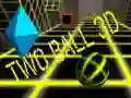 Spel Två Bollar 3D på nätet Spel Två Bollar 3D på nätet