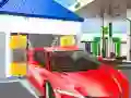 Spel Bensinstation: Bilparkering på nätet