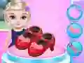 Spel Design av mode-skor för lilla prinsessan på nätet Spel Design av mode-skor för lilla prinsessan på nätet