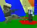 Spel Skjutning Zombie Blocky Krig på nätet