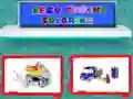 Spel Lego Lastbilar Färgläggning på nätet