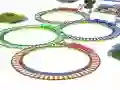 Spel Lågpoly Tågtävling på nätet Spel Lågpoly Tågtävling på nätet