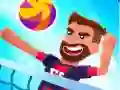 Spel Monsterhuvud Fotboll Volleyboll på nätet
