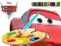 Spel Disney Cars Målarbok på nätet