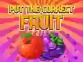 Spel Sätt den rätta frukten på nätet Spel Sätt den rätta frukten på nätet