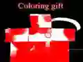 Spel Färgläggning av present på nätet Spel Färgläggning av present på nätet
