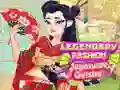 Spel Legendarisk mode av japansk geisha på nätet