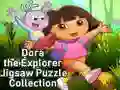 Spel Samling av pussel med Dora Utforskaren på nätet