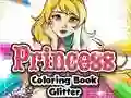 Spel Prinsessans Målarbok Glitter på nätet