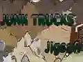 Spel Pussel med skräp lastbilar på nätet