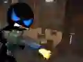 Spel Stickman Beväpnad Mördare Kallt Utrymme på nätet Spel Stickman Beväpnad Mördare Kallt Utrymme på nätet