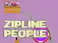 Spel Zipline Människor på nätet Spel Zipline Människor på nätet