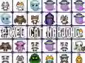 Spel Katt Pixel Mahjong på nätet