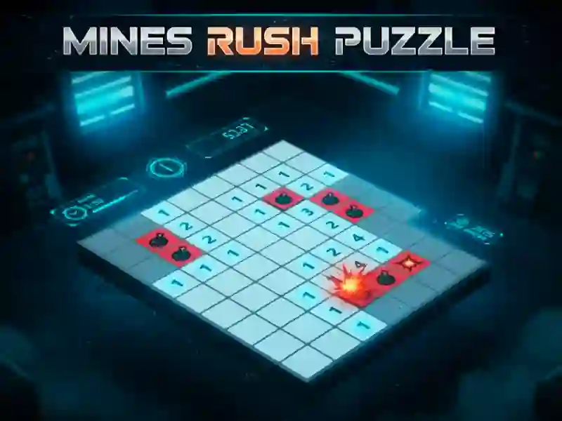 Spel Mines Rush Puzzle på nätet