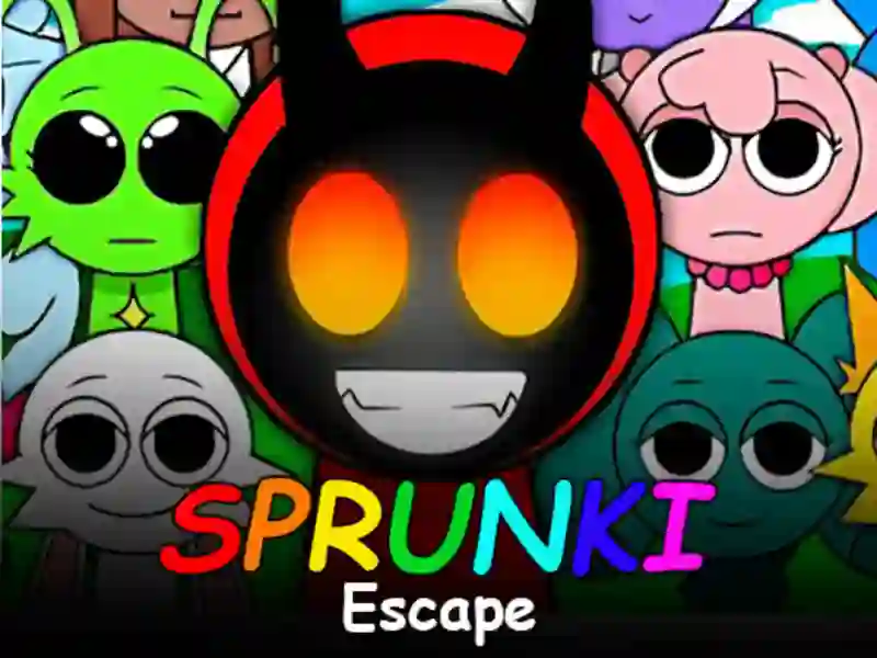 Spel SPRUNKI 3D Escape på nätet