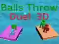 Spel Bollkastningsduell 3D pÄ nÀtet Spel Bollkastningsduell 3D pÄ nÀtet