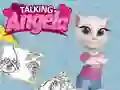 Spel Min Angela som pratar på nätet
