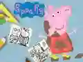 Spel Peppa Pig Målarbok på nätet
