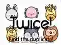 Spel Två gånger! Hitta duplicatet på nätet Spel Två gånger! Hitta duplicatet på nätet