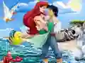 Spel Pussel med Prinsessan Ariel Sjöjungfru på nätet
